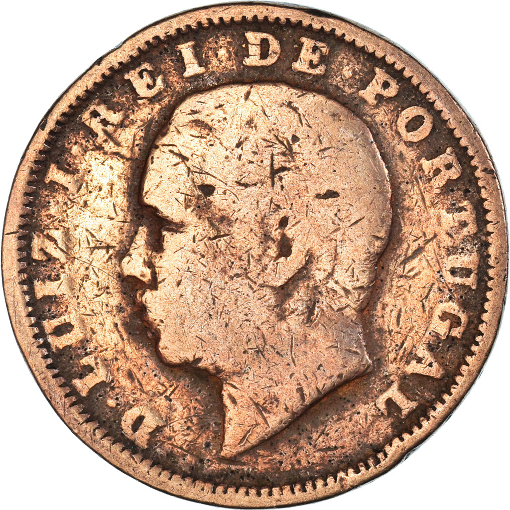 Moneta, Portugal, 20 Reis, 1883