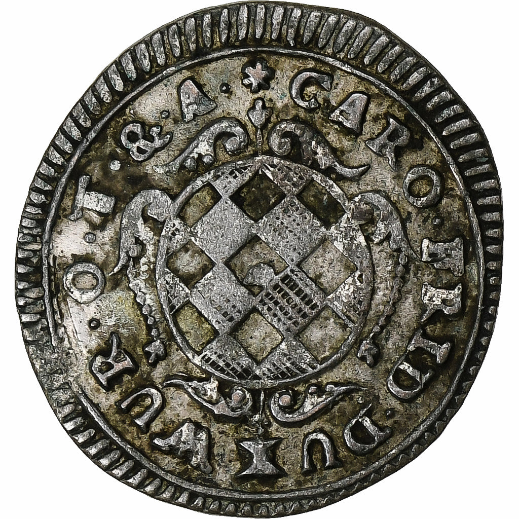 Kingdom of Württemberg, Karl Alexander, Kreuzer, 1742, Billon, S+