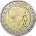 Monaco, Rainier III, 2 Euro, 2003, MDP, Bi-Metallic, AU(55-58)