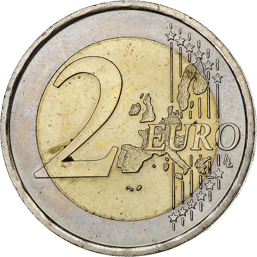 Monaco, Rainier III, 2 Euro, 2003, MDP, Bi-Metallic, AU(55-58)