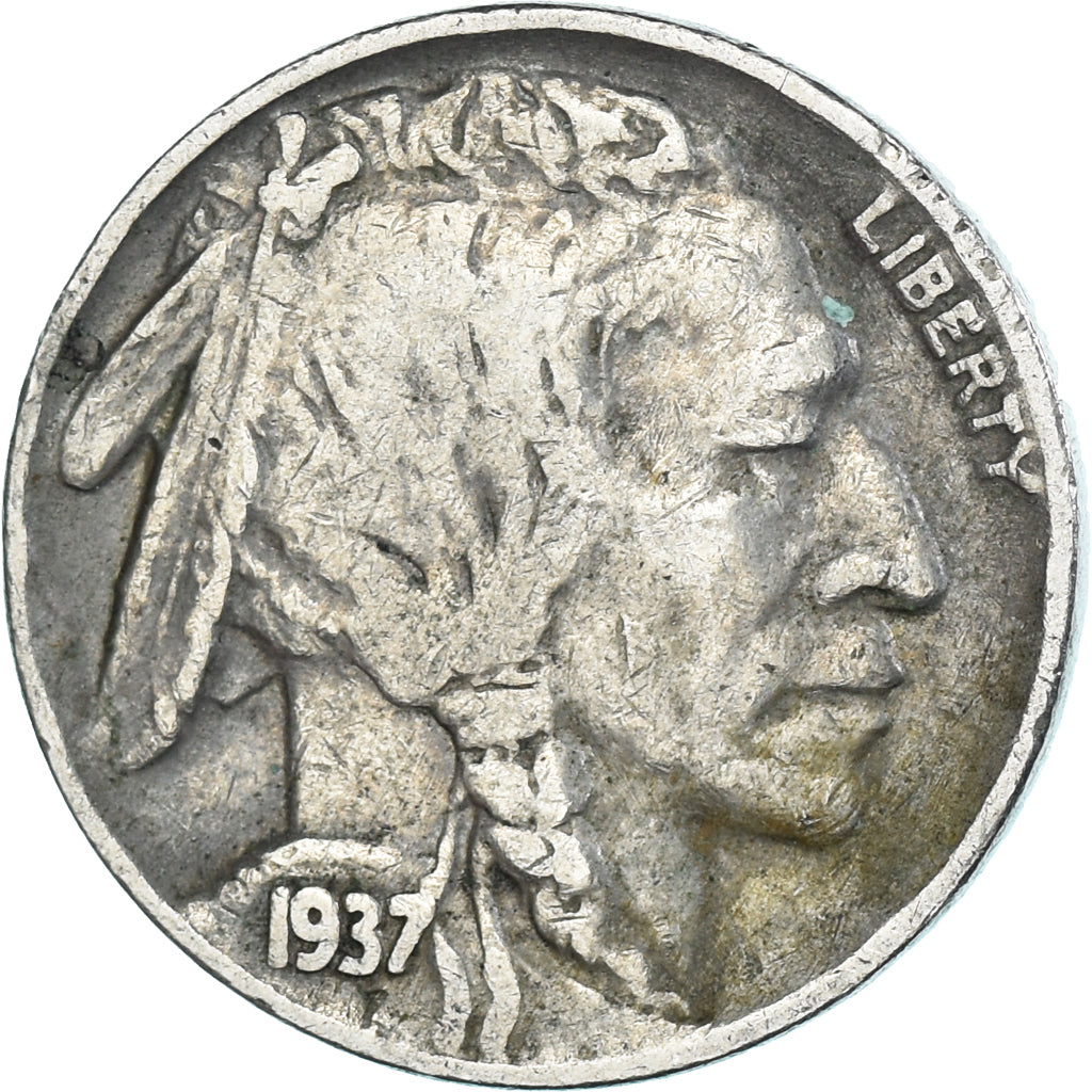Moeda, Estados Unidos da América, 5 Cents, 1937