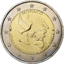Monaco, Albert II, 2 Euro, Admission to U.N., 2013, MDP, Bi-Metallic, MS(63)