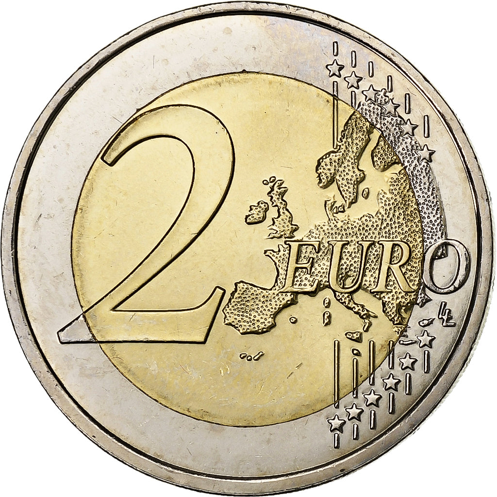 Monaco, Albert II, 2 Euro, Admission to U.N., 2013, MDP, Bi-Metallic, MS(63)
