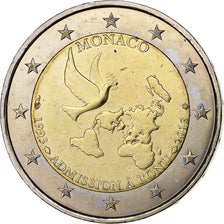 Monaco, Albert II, 2 Euro, Admission to U.N., 2013, MDP, Bi-Metallic, MS(60-62)
