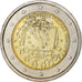 Italia, 2 Euro, European Union Flag, 2015, Rome, Bimetálico, EBC+