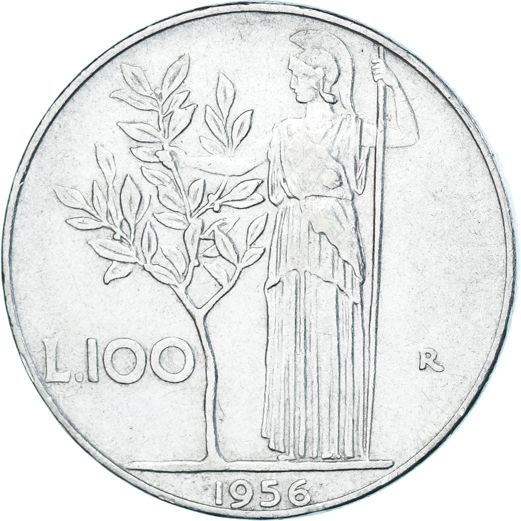 Moneta, Włochy, 100 Lire, 1956