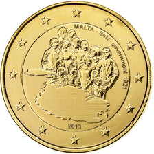 Malta, 2 Euro, Self-Government, golden, 2013, Utrecht, Bi-Metallic, MS(63)