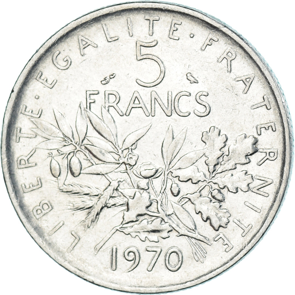 Moneta, Francia, 5 Francs, 1970