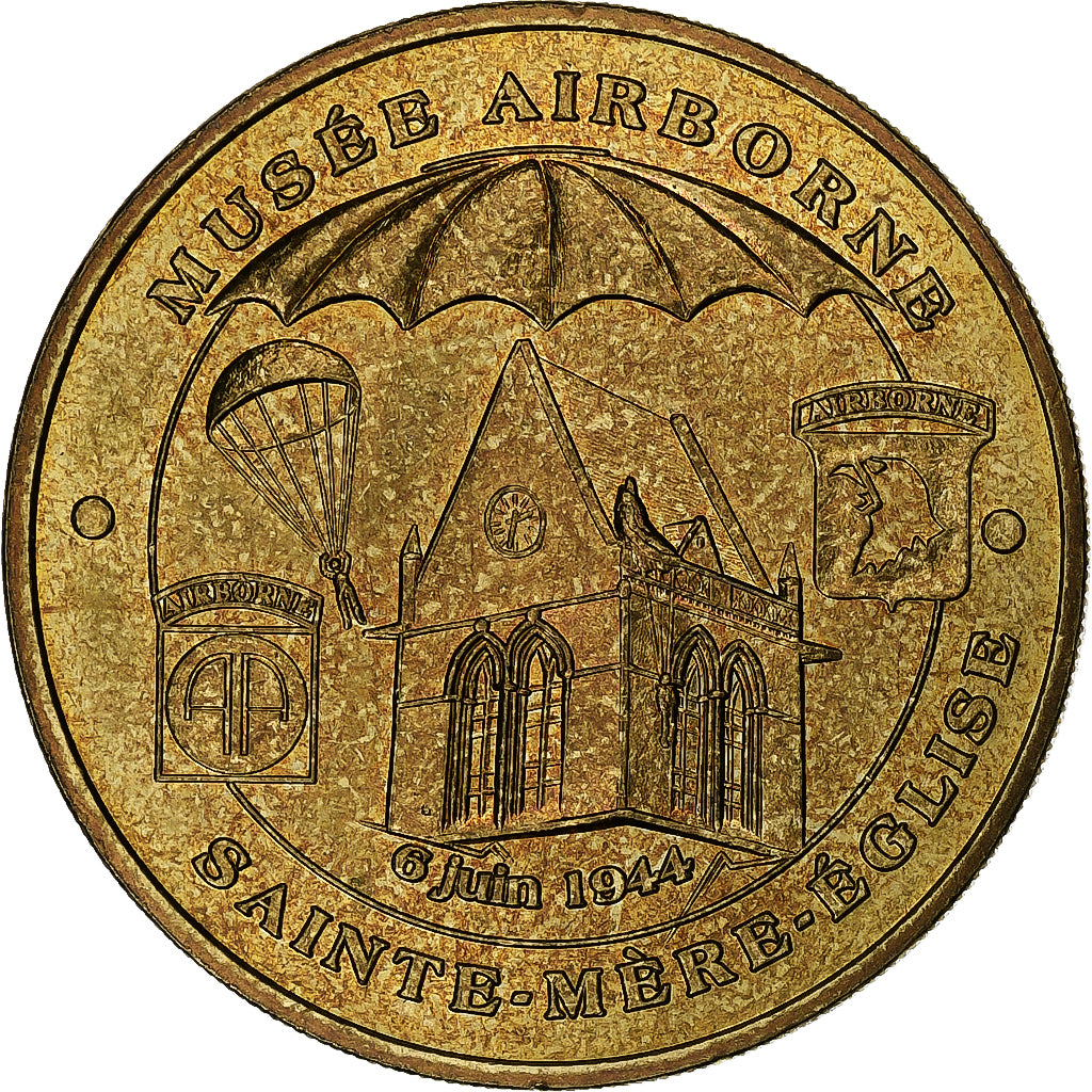 France, Tourist token, Sainte-Mère-l'Eglise - Musée Airborne, 2004, MDP