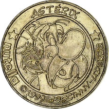 France, 1 Eurosesterce, Nutella - Astérix, 1999, Brass, AU(50-53)