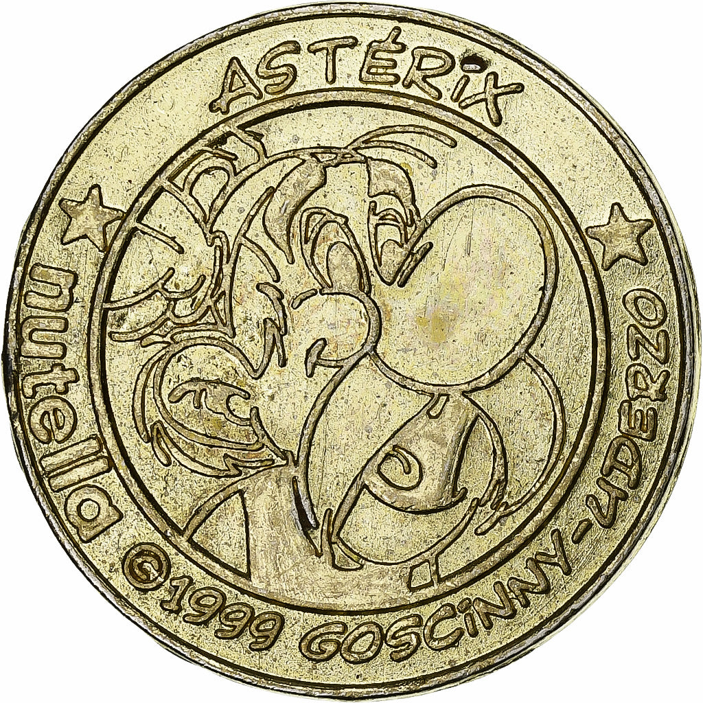 Francia, 1 Eurosesterce, Nutella - Astérix, 1999, Ottone, BB+