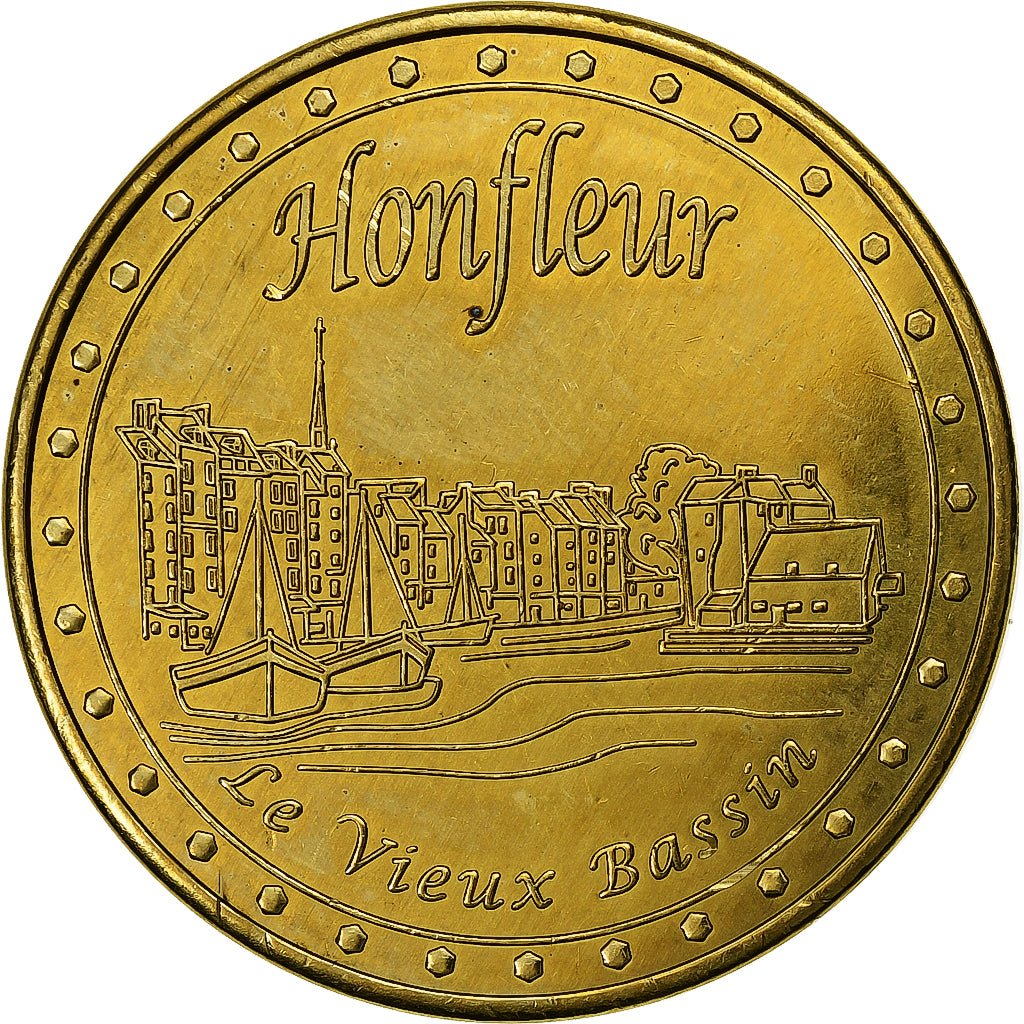 Frankreich, Medaille, Le Vieux Bassin, Honfleur, Messing, VZ