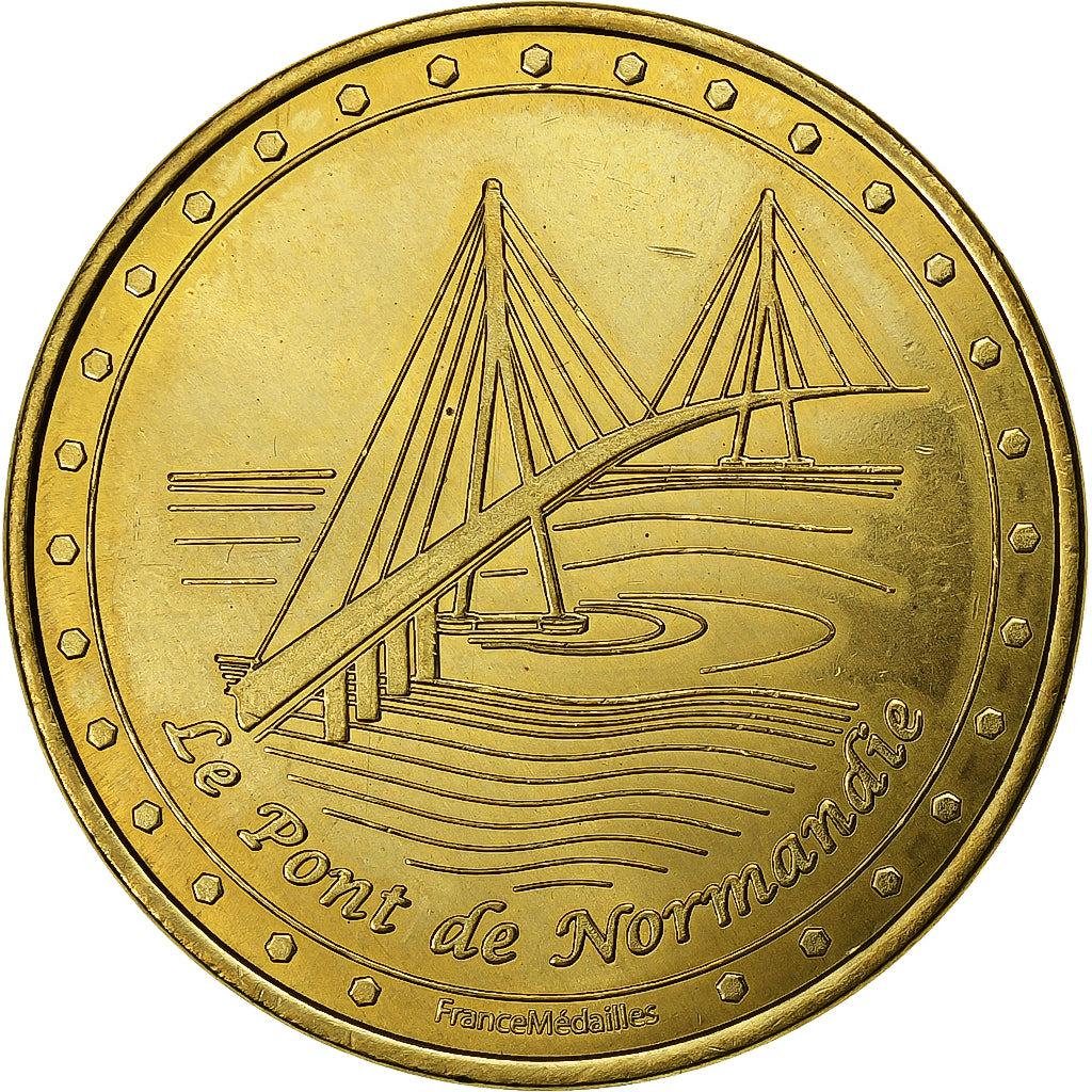 Frankreich, Medaille, Le Vieux Bassin, Honfleur, Messing, VZ