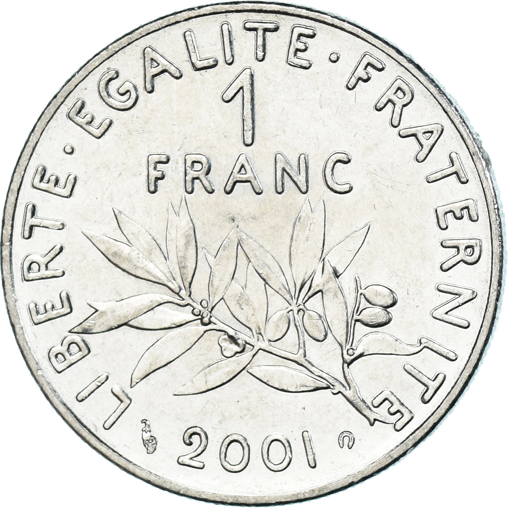 Münze, Frankreich, Franc, 2001
