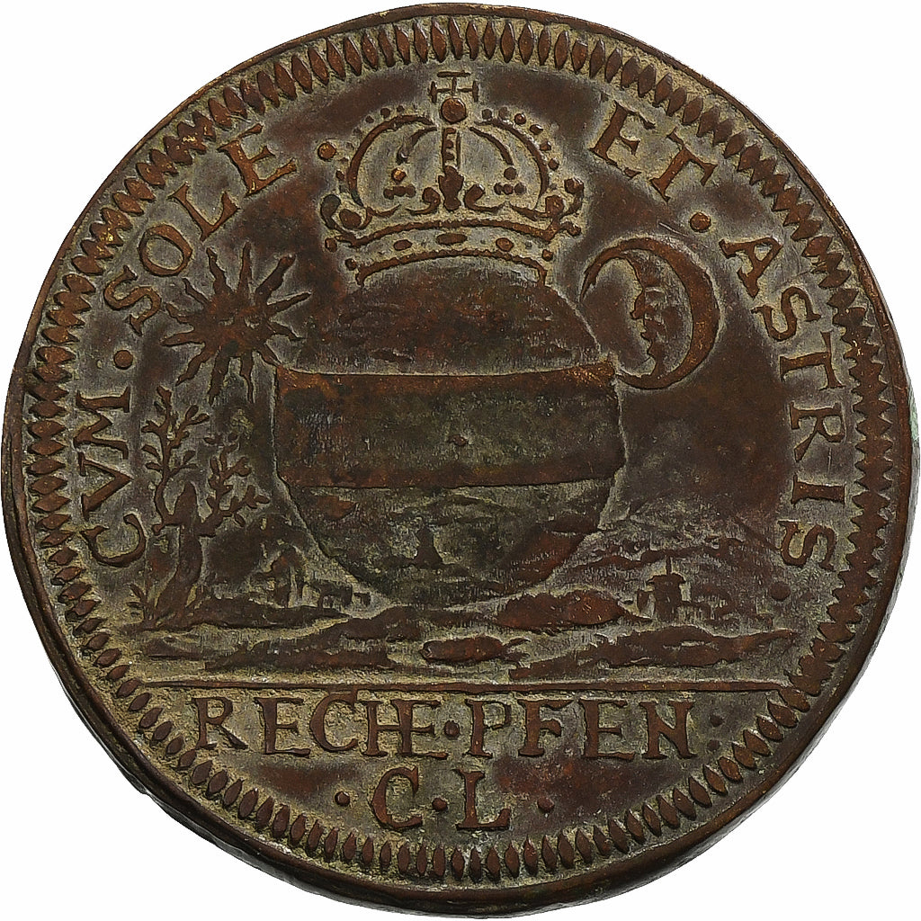 Spanish Netherlands, Rechenpfennig, Philippe IV, Brass, EF(40-45)