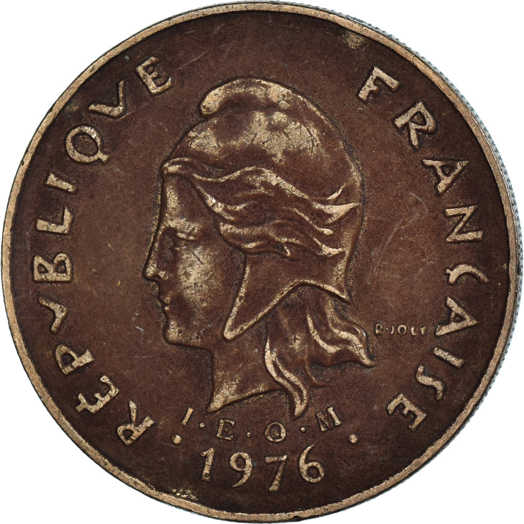 Monnaie, Polynésie française, 100 Francs, 1976