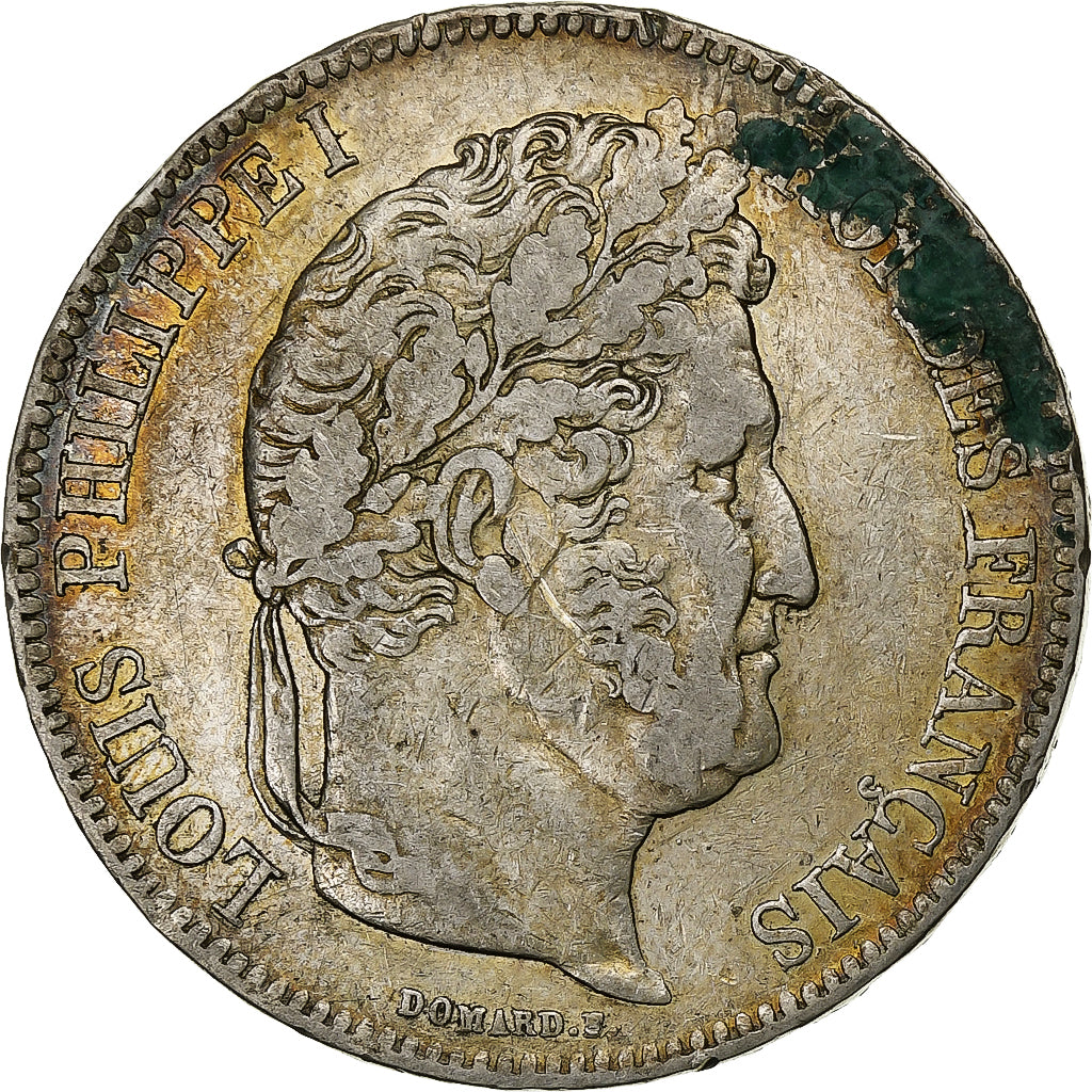 Francia, Louis-Philippe I, 5 Francs, 1832, Paris, Plata, MBC+