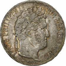 France, Louis-Philippe I, 5 Francs, 1832, Paris, Silver, AU(50-53)