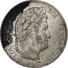 France, Louis-Philippe I, 5 Francs, 1832, Strasbourg, Silver, AU(50-53)