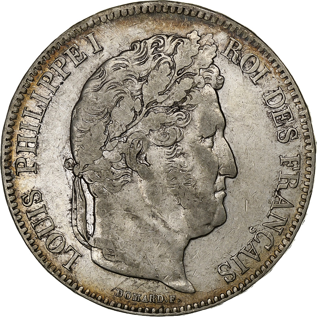Francia, Louis-Philippe I, 5 Francs, 1832, Marseille, Argento, BB+