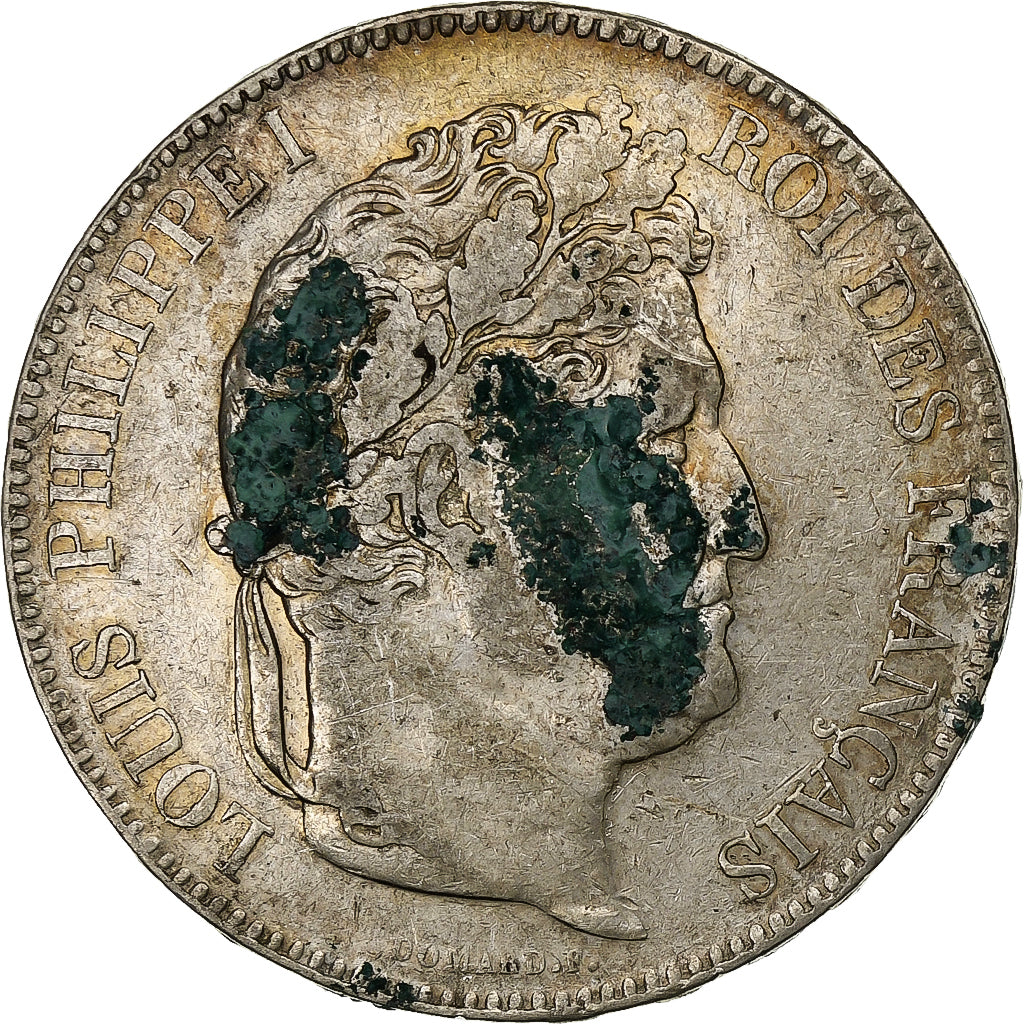 Francia, Louis-Philippe I, 5 Francs, 1832, Lille, Plata, MBC+
