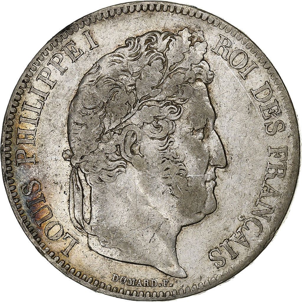 Francia, Louis-Philippe I, 5 Francs, 1833, La Rochelle, Argento, BB+