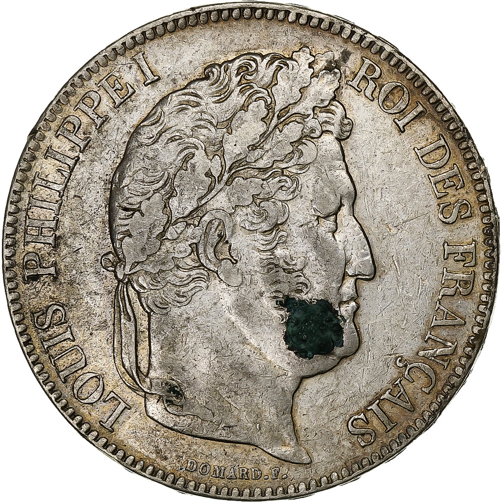 France, Louis-Philippe I, 5 Francs, 1833, Lille, Silver, AU(50-53), Gadoury:678