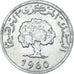 Moneda, Túnez, 2 Millim, 1960