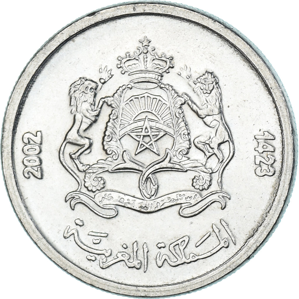 Moneda, Marruecos, 1/2 Dirham, 2002