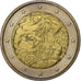Italy, 2 Euro, Human Rights, 2008, Rome, Bi-Metallic, MS(63)