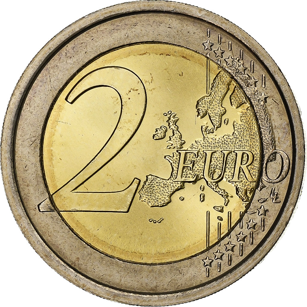 Italy, 2 Euro, 150th Anniversary - Italian Unification, 2011, Rome, Bi-Metallic