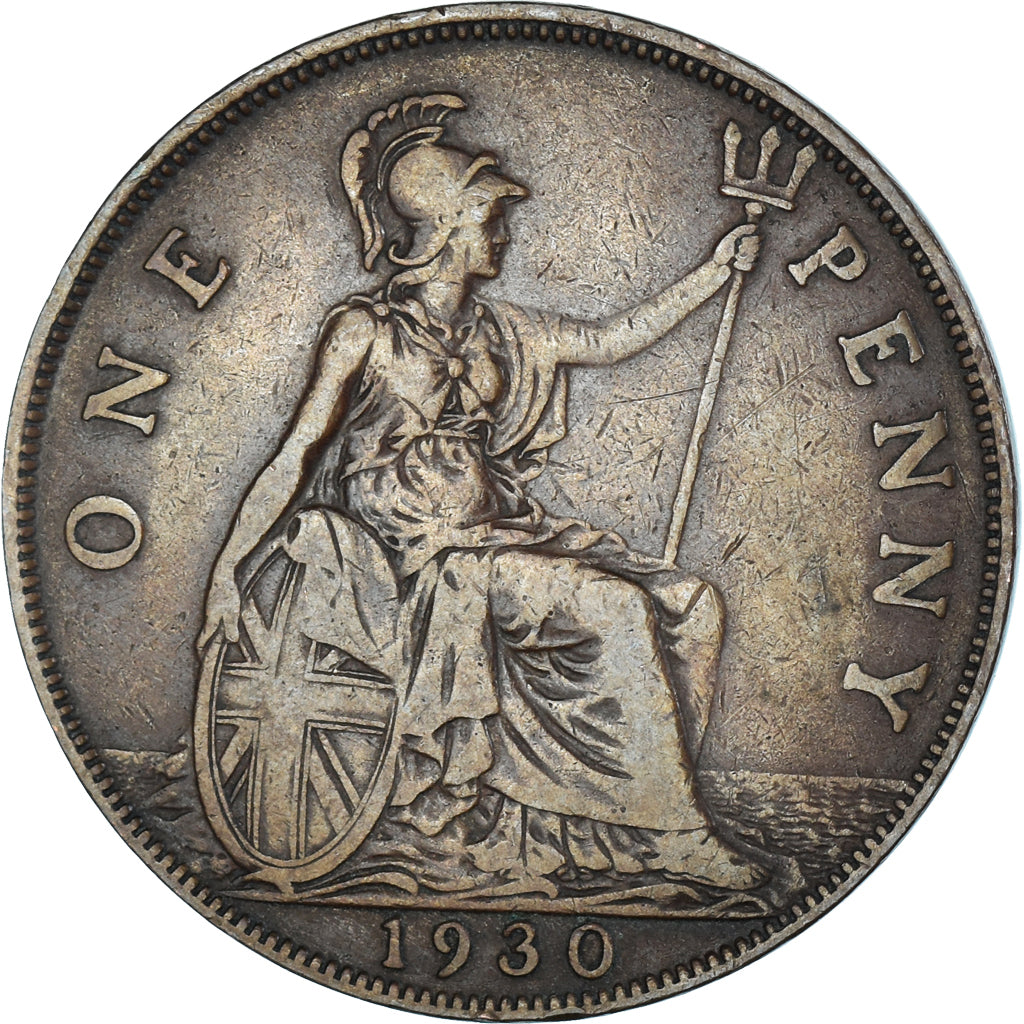 Moneda, Gran Bretaña, Penny, 1930
