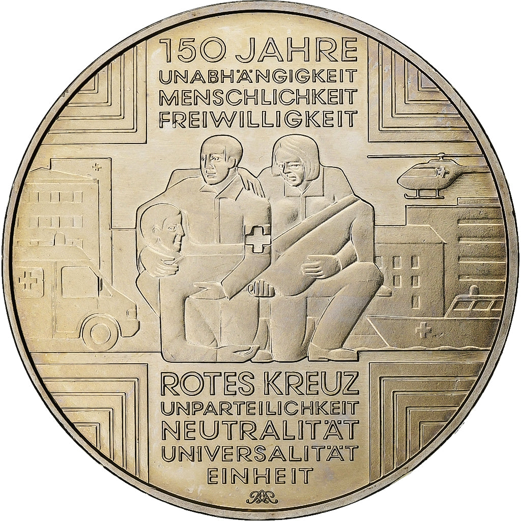 Germany, 10 Euro, German Red Cross, 2013, Berlin, Cupronickel, MS(63)