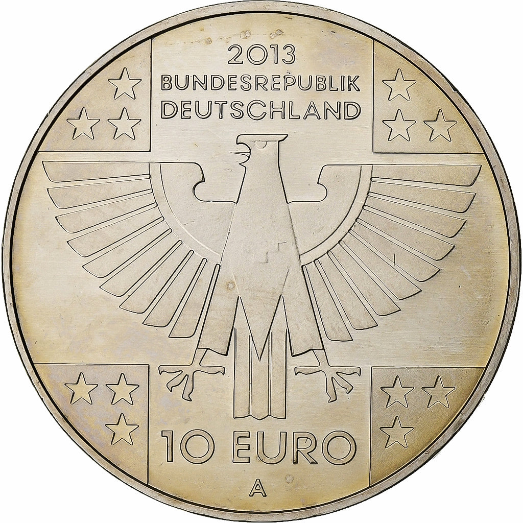 Germany, 10 Euro, German Red Cross, 2013, Berlin, Cupronickel, MS(63)