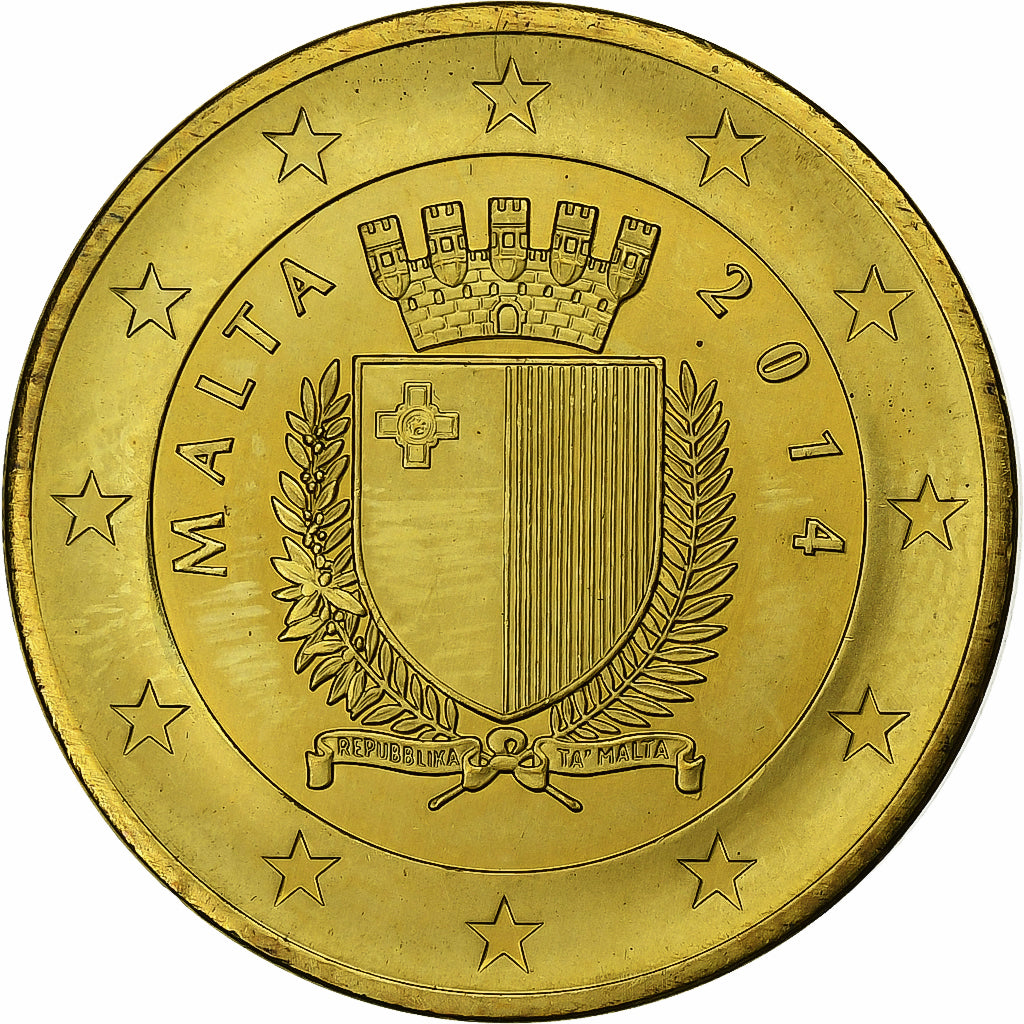 Malta, 5 Euro, First World War Centenary, 2014, Brass, MS(63)