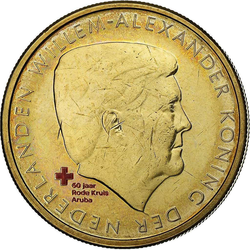 Aruba, Willem-Alexander, 5 Florin, Aruban Red Cross, 2017, Utrecht