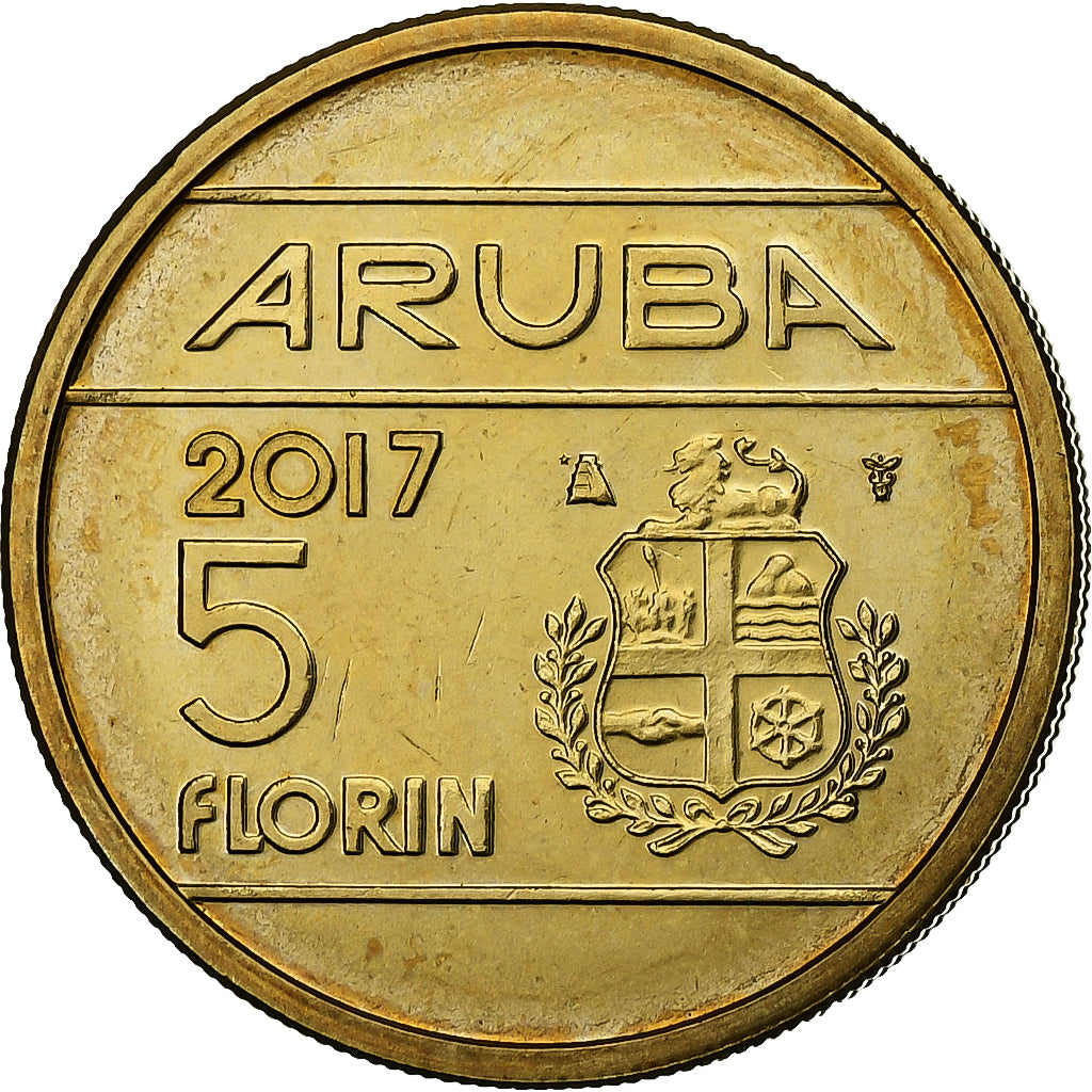 Aruba, Willem-Alexander, 5 Florin, Aruban Red Cross, 2017, Utrecht