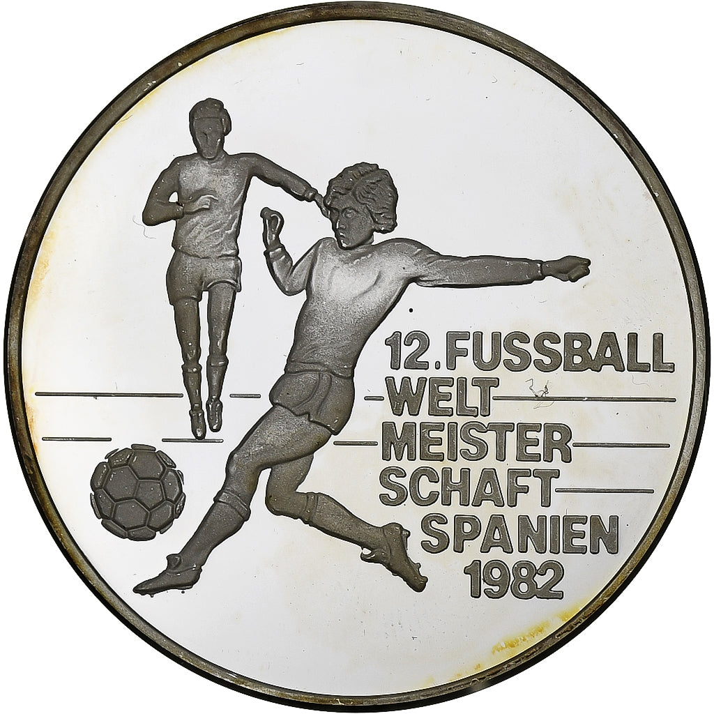 España, medalla, Football Worldcup in Spain, 1982, Plata, Prueba, SC