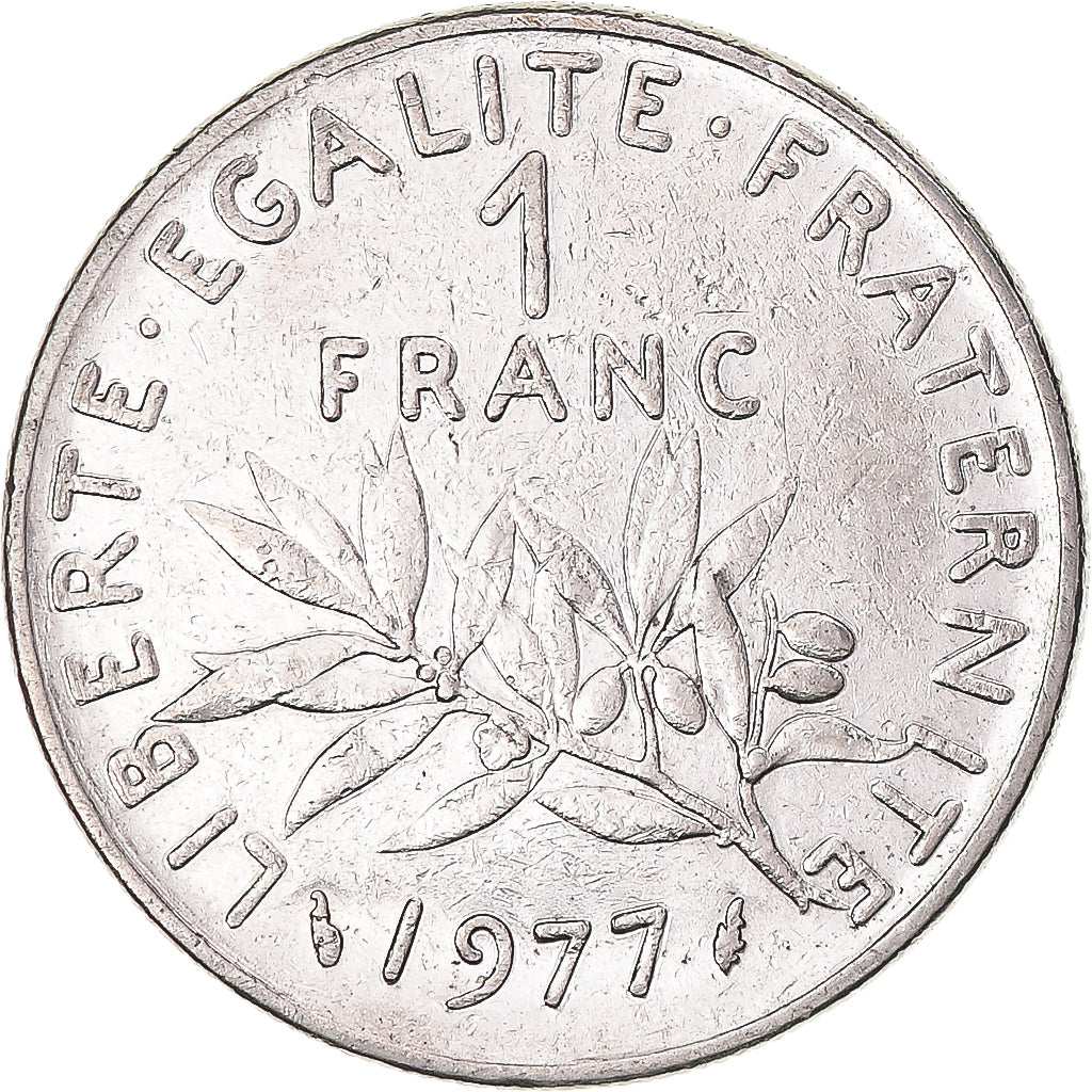 Moneda, Francia, Franc, 1977