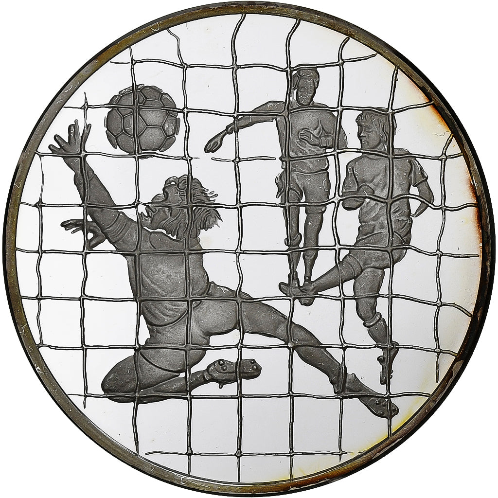 Spain, Medal, Football Worldcup in Spain, 1982, Silver, Proof, MS(63)