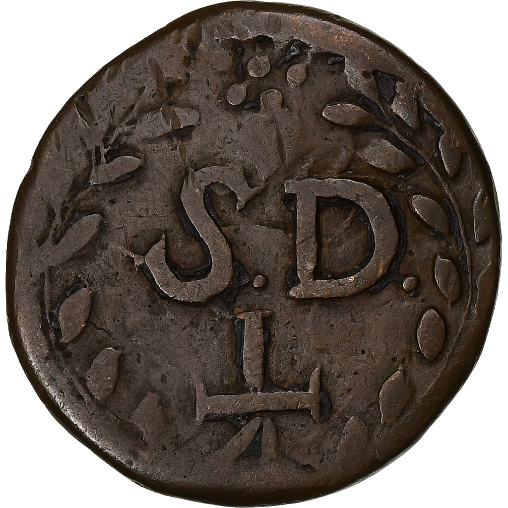 République Dominicaine, Ferdinand VII, 1/4 Réal, 1813, Cuivre, B+