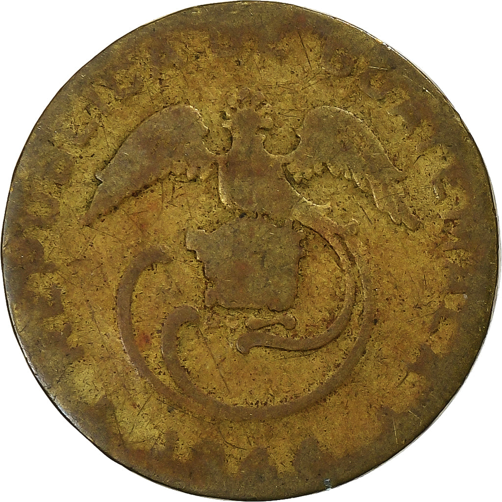 Guatemala, Centavo, 1944, Laiton, TB