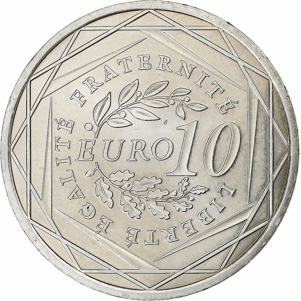 Francia, 10 Euro, Semeuse, 2009, MDP, Argento, SPL