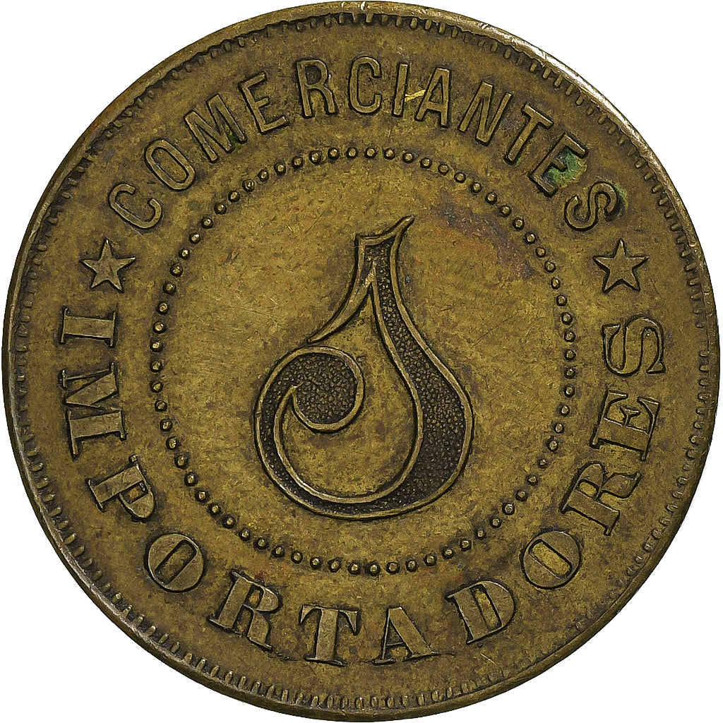 Puerto Rico, zeton, Comerciantes Importadores - Mayaguz, Latón, MBC