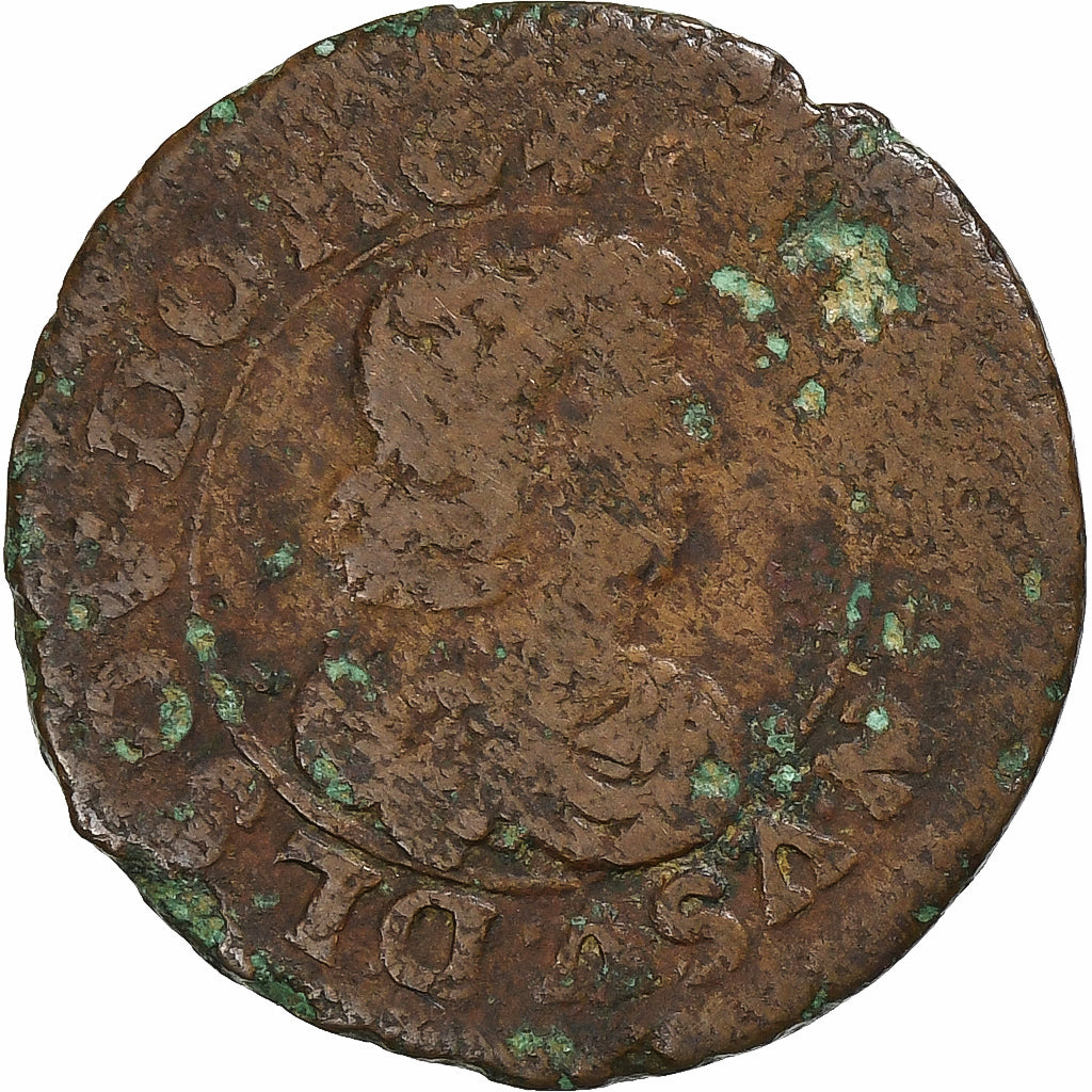 Vorstendom Dombes, Gaston van Orleans, Double Tournois, 1642, Trévoux, Koper