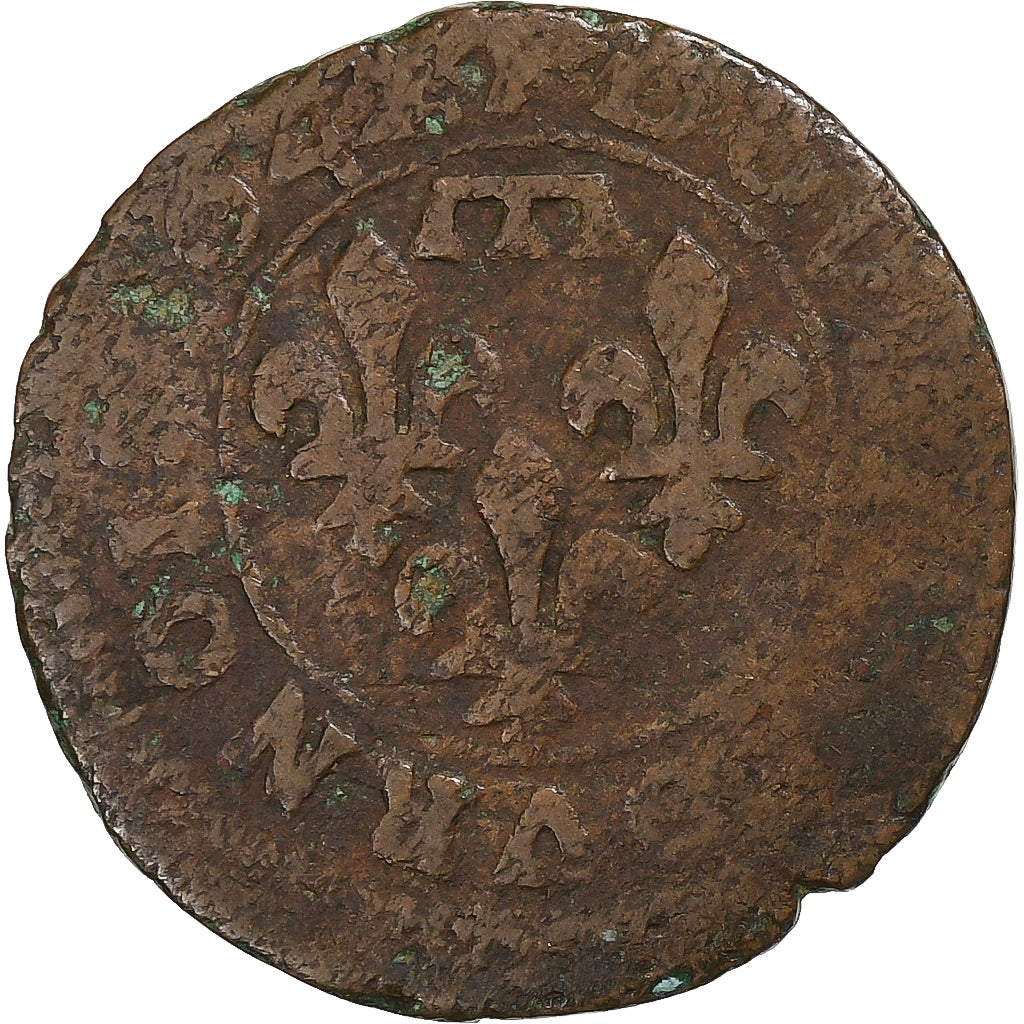 Vorstendom Dombes, Gaston van Orleans, Double Tournois, 1642, Trévoux, Koper