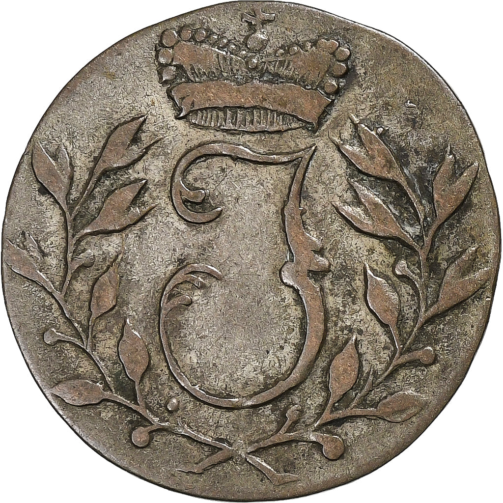 Grand Duchy of Berg, Joachim Murat, 3 Stüber, 1806, Billon, VF(30-35)
