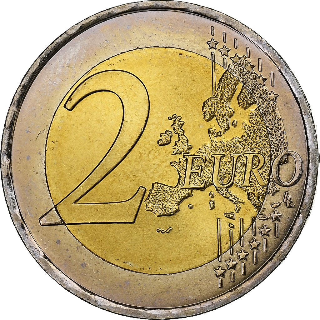 Luxembourg, 2 Euro, Treaty of Rome, 2007, MDP, Bi-Metallic, MS(63)