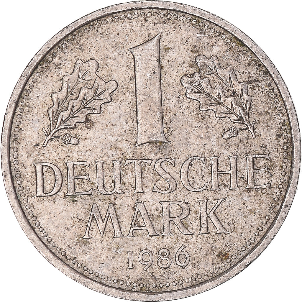 Münze, Deutschland, Mark, 1986