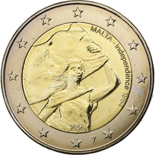 Malta, 2 Euro, Independence, 2014, Utrecht, Bi-Metallic, MS(63)